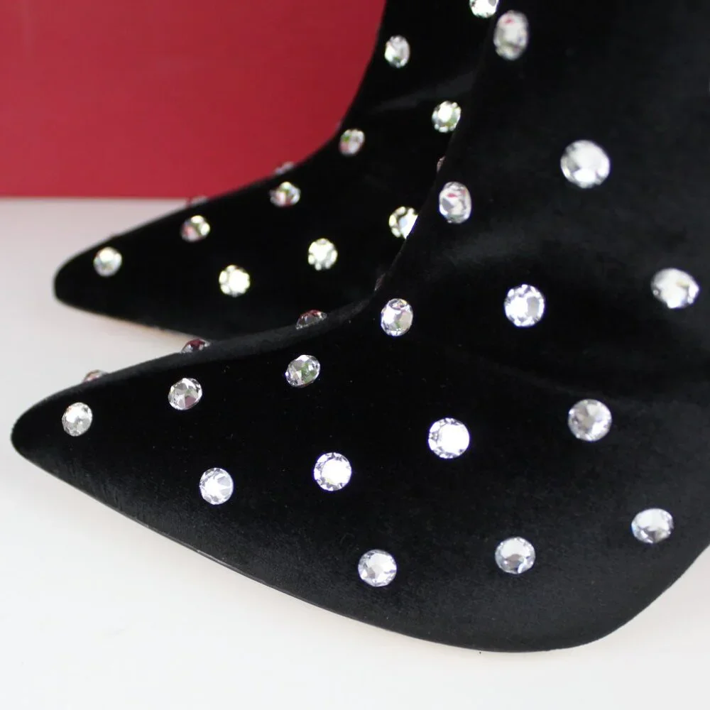 NEW Valentino Garavani Crystal Ankle Boot /Bootie - Event/ Party/ Cocktail